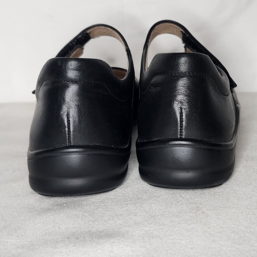 Finn Comfort Ikebukuro Black Leather Mary Jane Shoes Made in Germany EU 37 - Picture 4 of 7